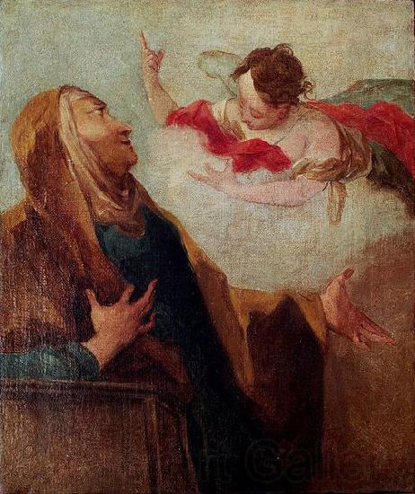 Francesco Maria Raineri Ecstasy of a saint Norge oil painting art